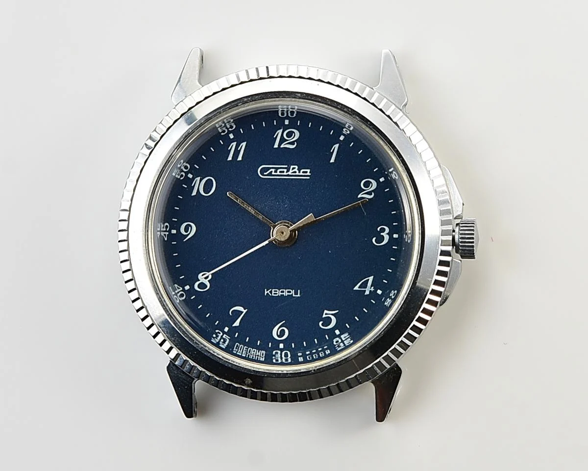 TIME CAPSULE: Soviet Slava with quartz movement - New Old Stock (NOS)!