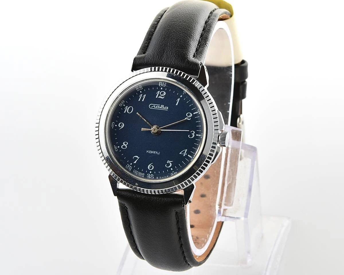 TIME CAPSULE: Soviet Slava with quartz movement - New Old Stock (NOS)!