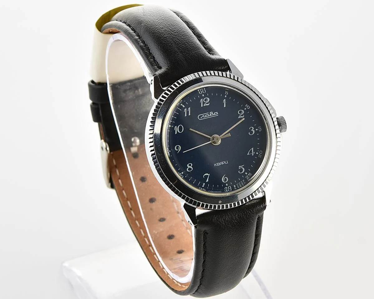 TIME CAPSULE: Soviet Slava with quartz movement - New Old Stock (NOS)!