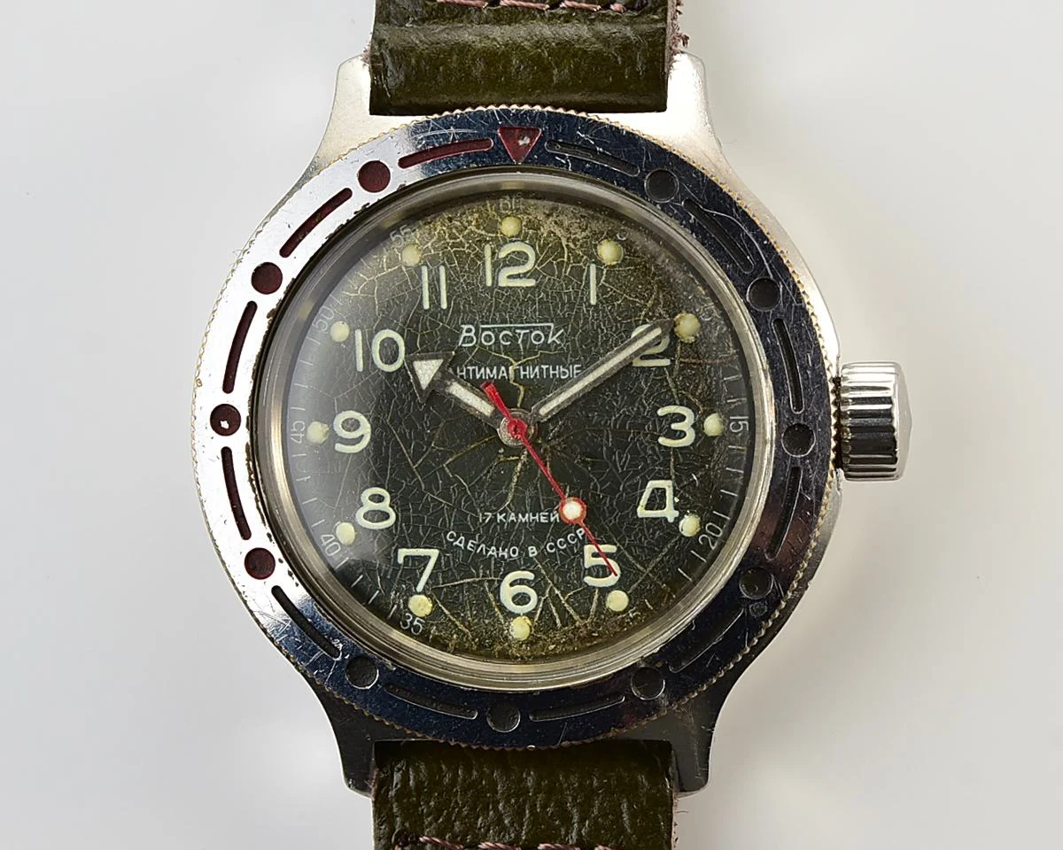 Vostok Amphibia Soviet mechanical wristwatch
