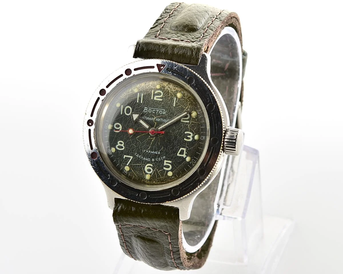 Vostok Amphibia Soviet mechanical wristwatch
