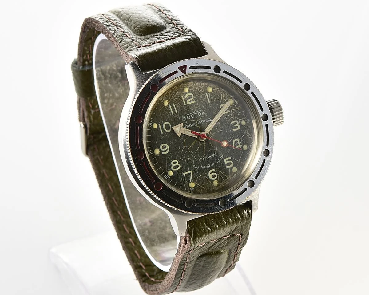 Vostok Amphibia Soviet mechanical wristwatch