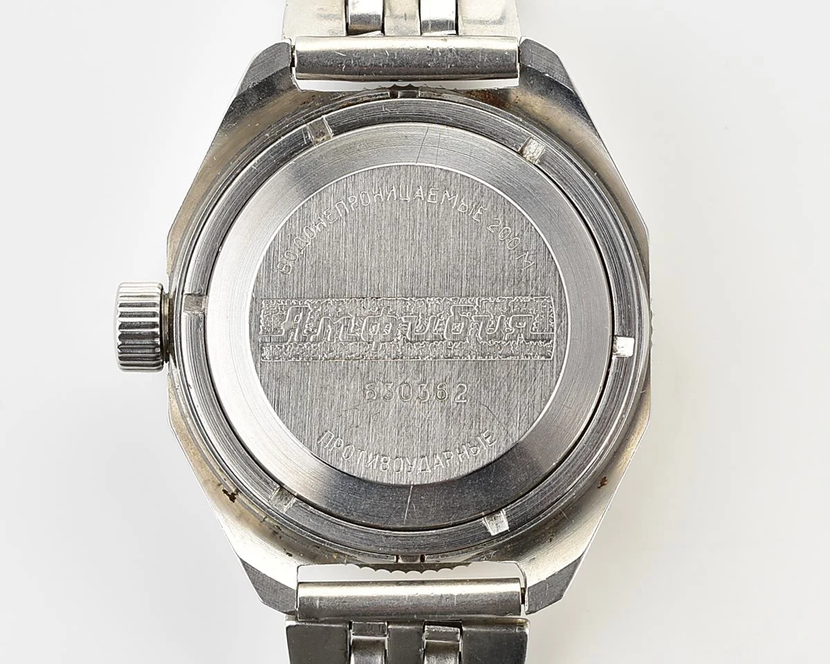 Vostok Amphibia mechanical watch with black bezel!