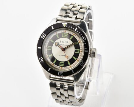 Vostok Amphibia mechanical watch with black bezel!