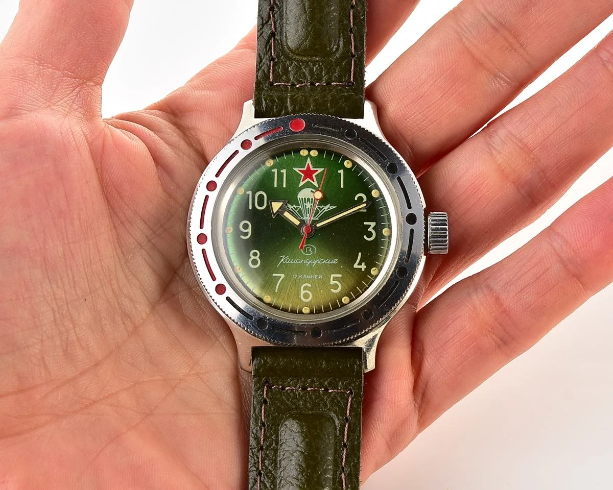 TIME CAPSULE: Mechanical Vostok Amphibia Paratroopers wristwatch for airborn troops – New Old Stock (NOS)!