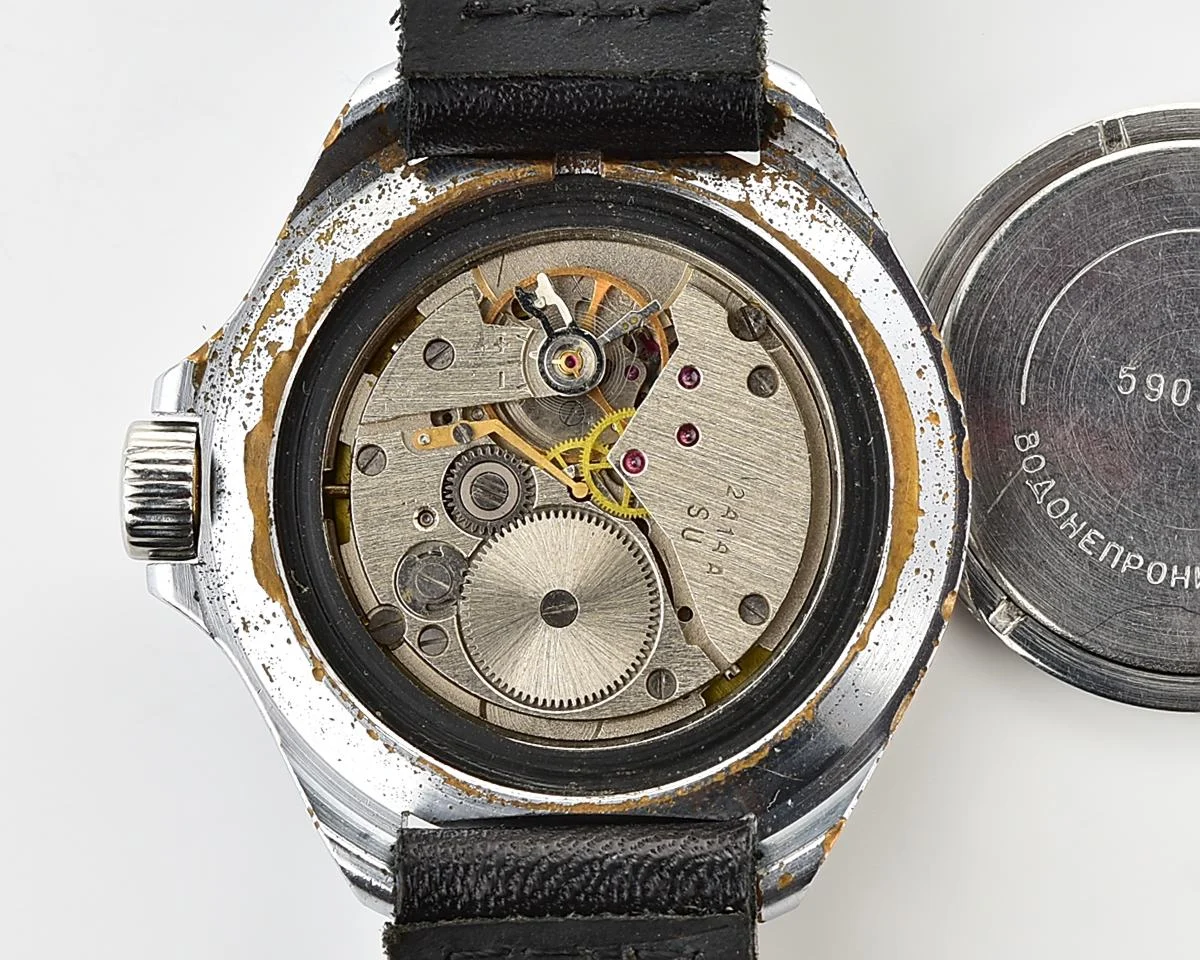 Vostok Komandirskie "Zakaz MO CCCP" limited series watch - rare duo-tone dial!