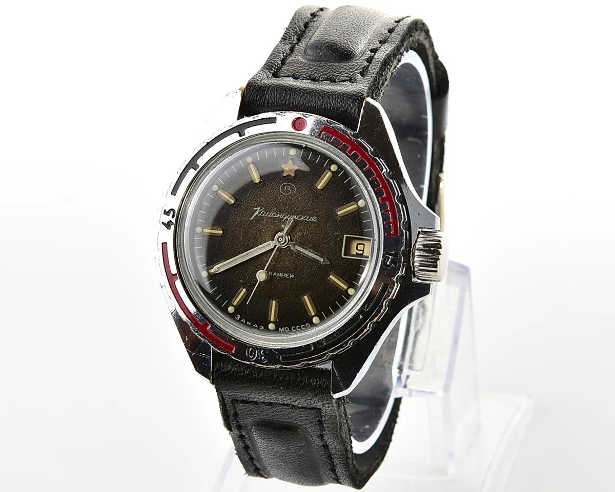 Vostok Komandirskie "Zakaz MO CCCP" limited series watch - rare duo-tone dial!