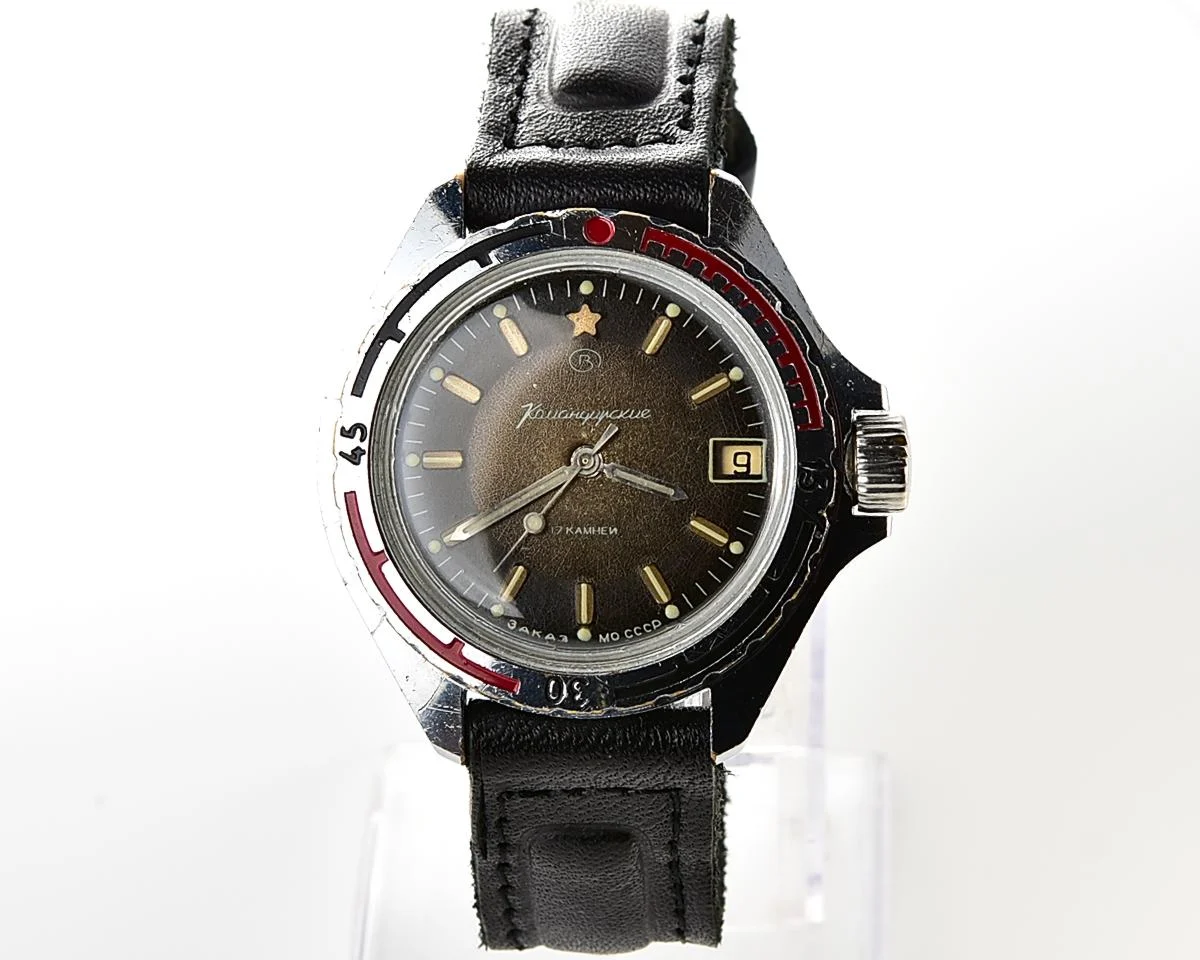 Vostok Komandirskie "Zakaz MO CCCP" limited series watch - rare duo-tone dial!