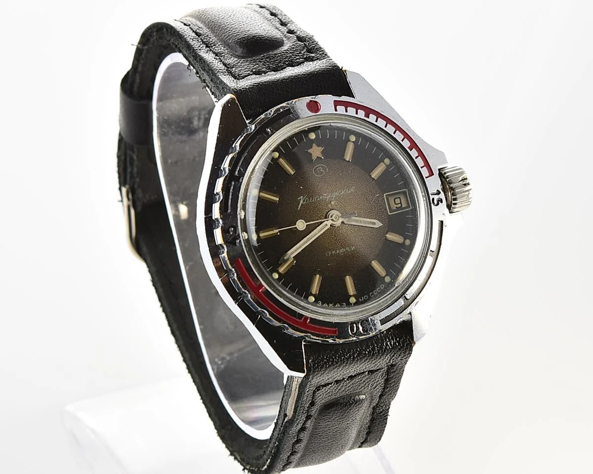 Vostok Komandirskie "Zakaz MO CCCP" limited series watch - rare duo-tone dial!