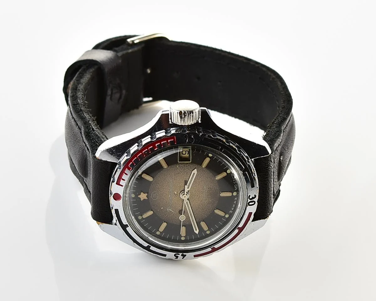 Vostok Komandirskie "Zakaz MO CCCP" limited series watch - rare duo-tone dial!
