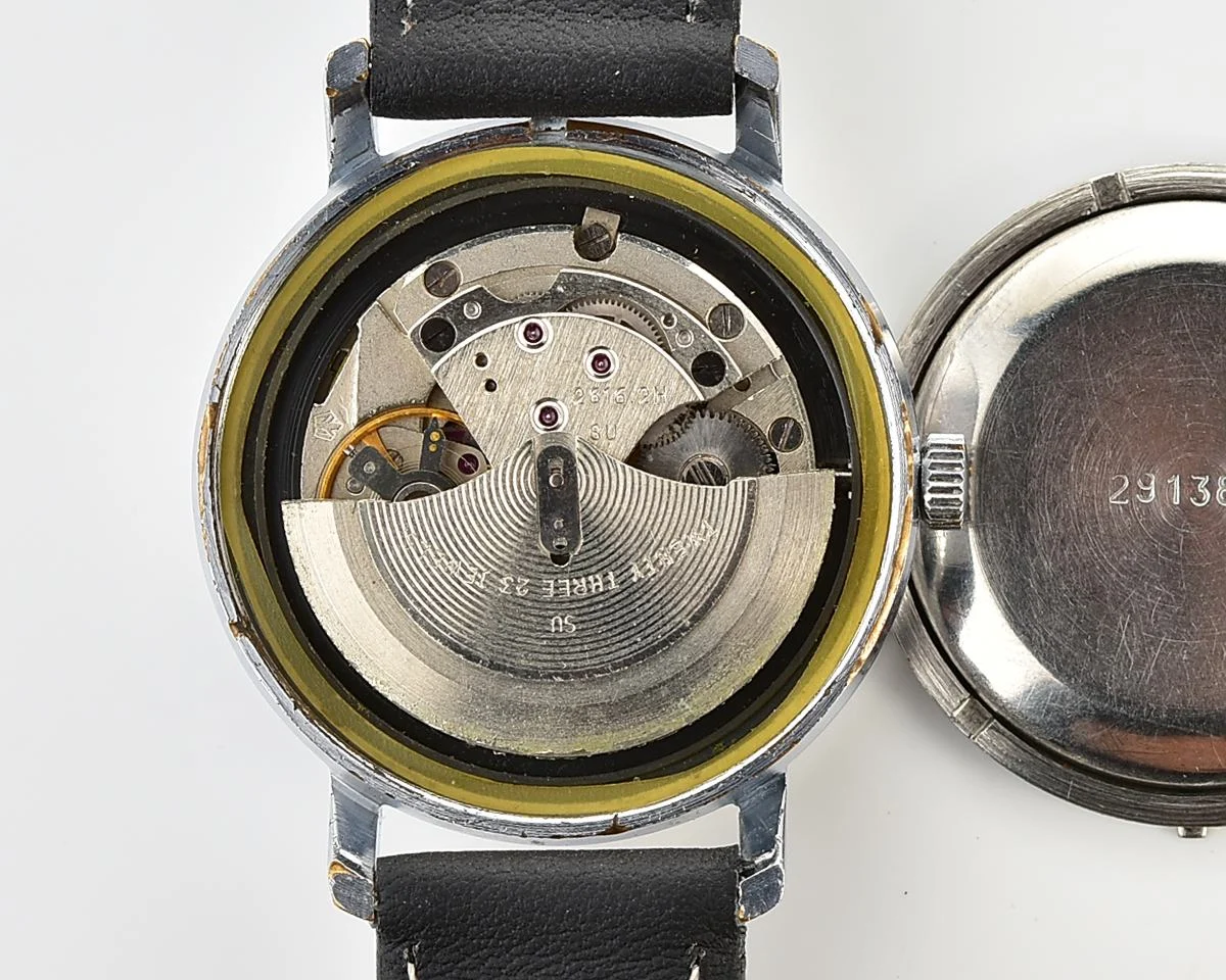Soviet Poljot mechanical wristwatch with automatic self-winding movement