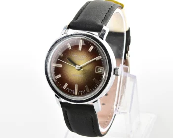 Soviet Poljot mechanical wristwatch with automatic self-winding movement