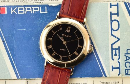 TIME CAPSULE: soviet automatic POLJOT watch with quartz movement - New Old Stock(NOS)!
