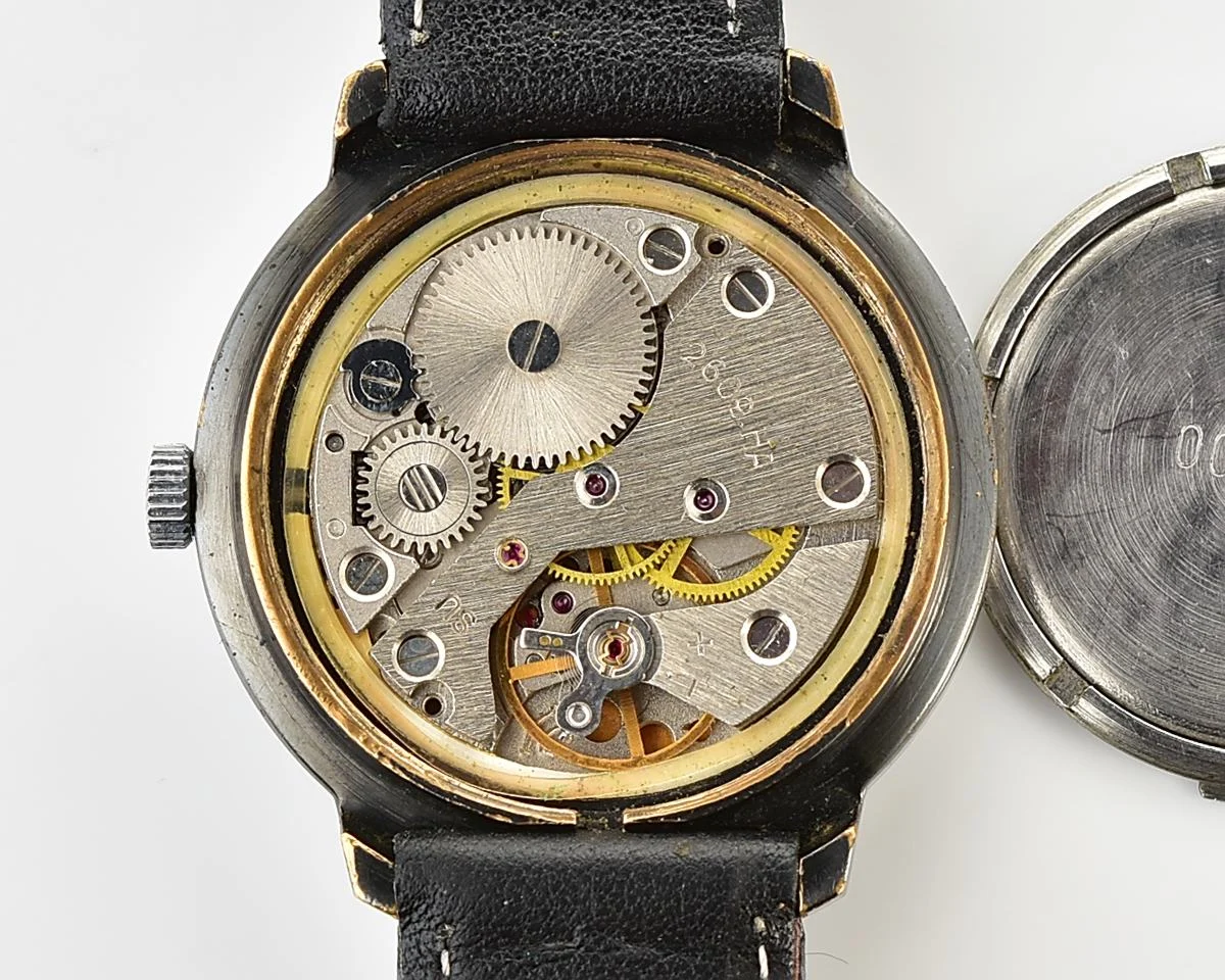 Soviet Raketa vintage mechanical watch with roman numerals