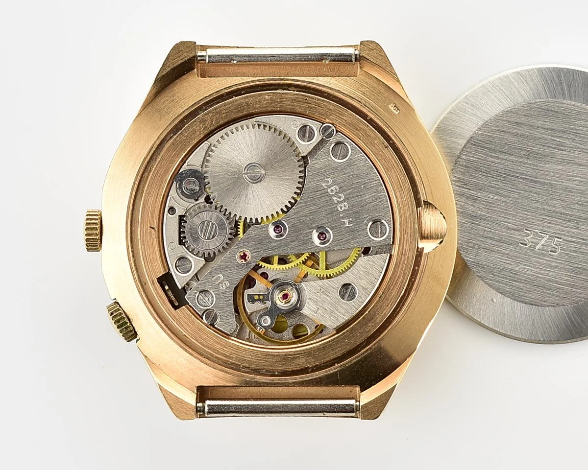 TIME CAPSULE: Vintage Soviet Raketa gold-plated perpetual calendar watch – New Old Stock (NOS)!