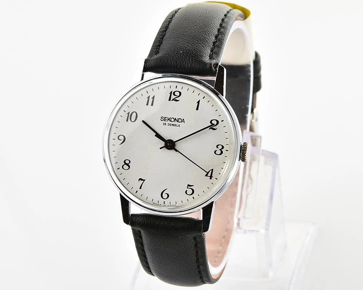 Soviet Sekonda vintage mechanical wristwatch