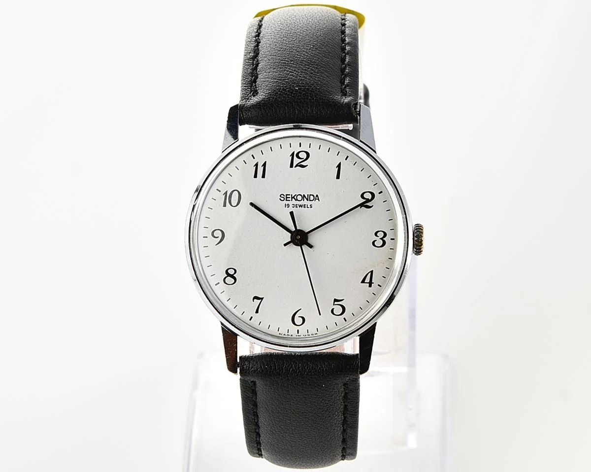 Soviet Sekonda vintage mechanical wristwatch