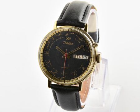 Slava Zodiak soviet mechanical vintage watch - with constellations on the dial