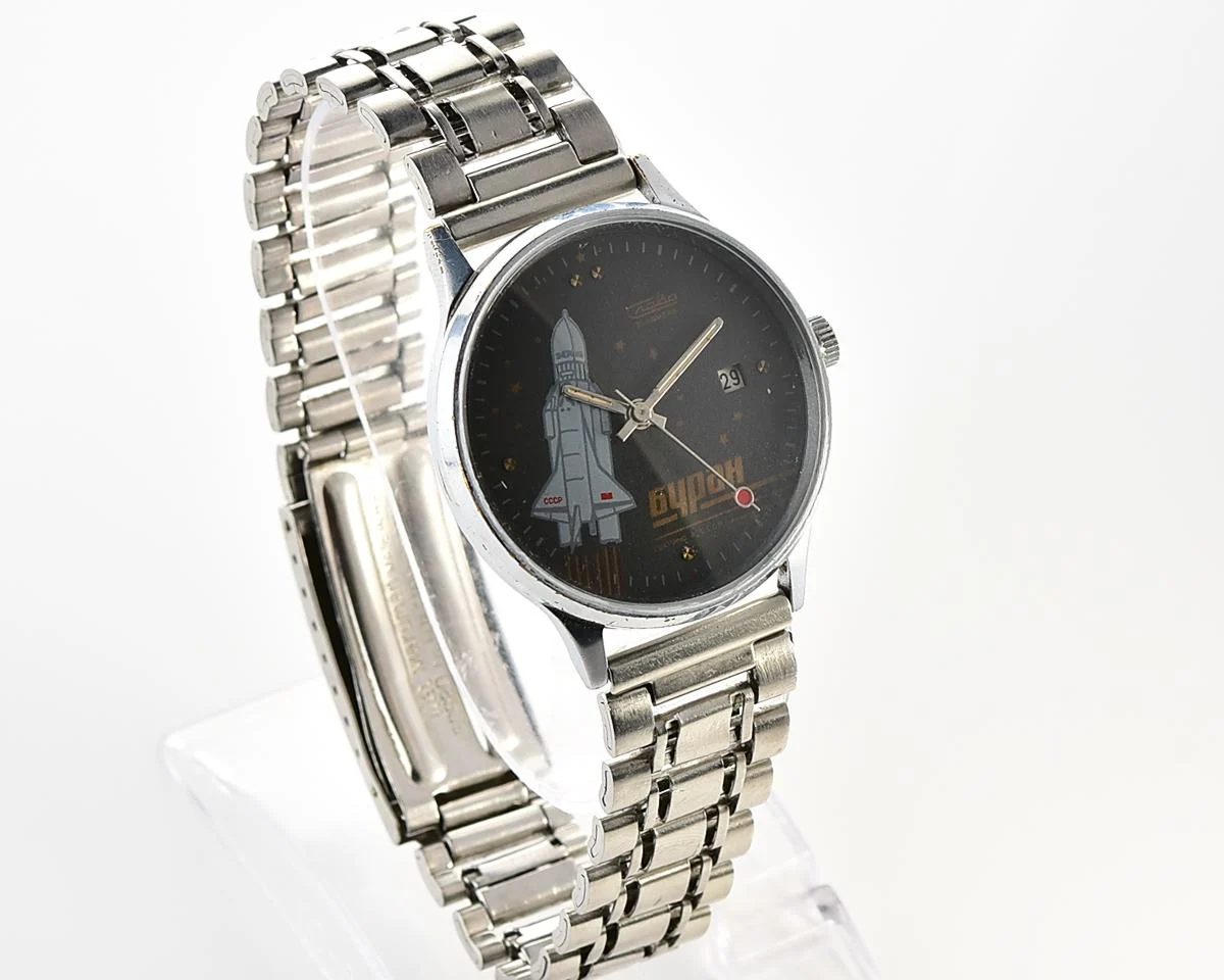 Slava Buran mechanical vintage watch – relic of Soviet space exploration era!