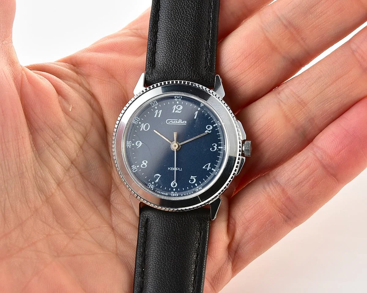 TIME CAPSULE: Soviet Slava with quartz movement – New Old Stock (NOS)!