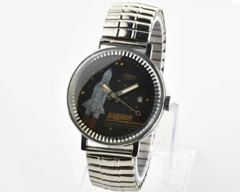 Excellent Slava Buran automatic self-winding mechanical watch – relic of Soviet space exploration era!