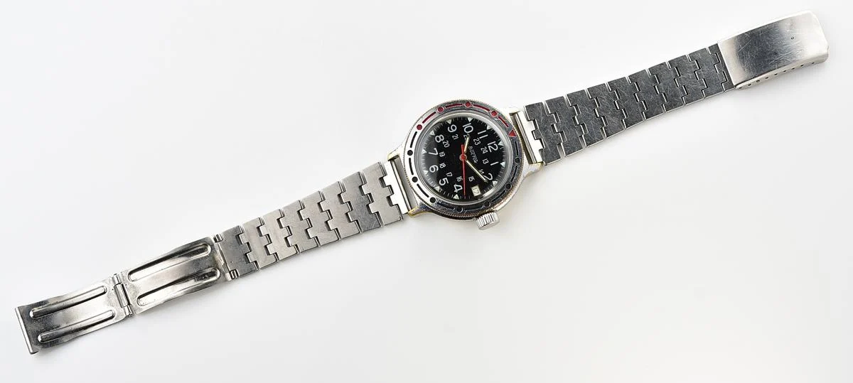 Vostok Amphibia watch with automatic self winding movement