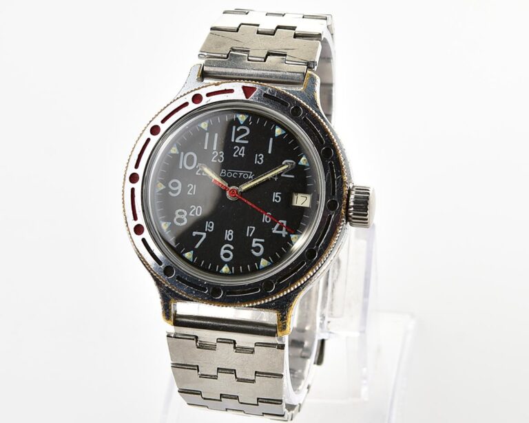 Vostok Amphibia watch with automatic self winding movement