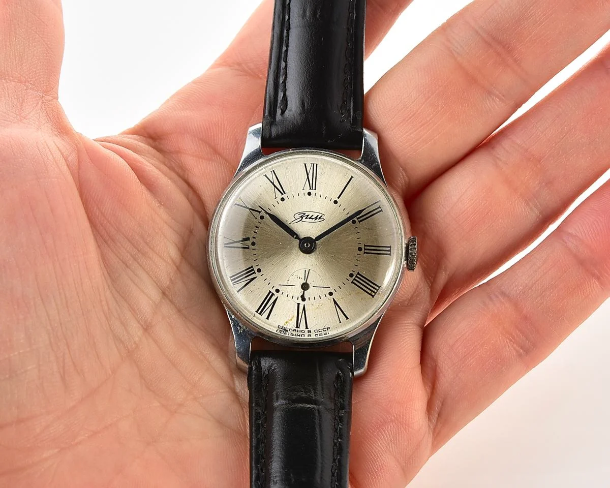 Vintage Soviet mechanical watch ZiM from the 1950s - from the