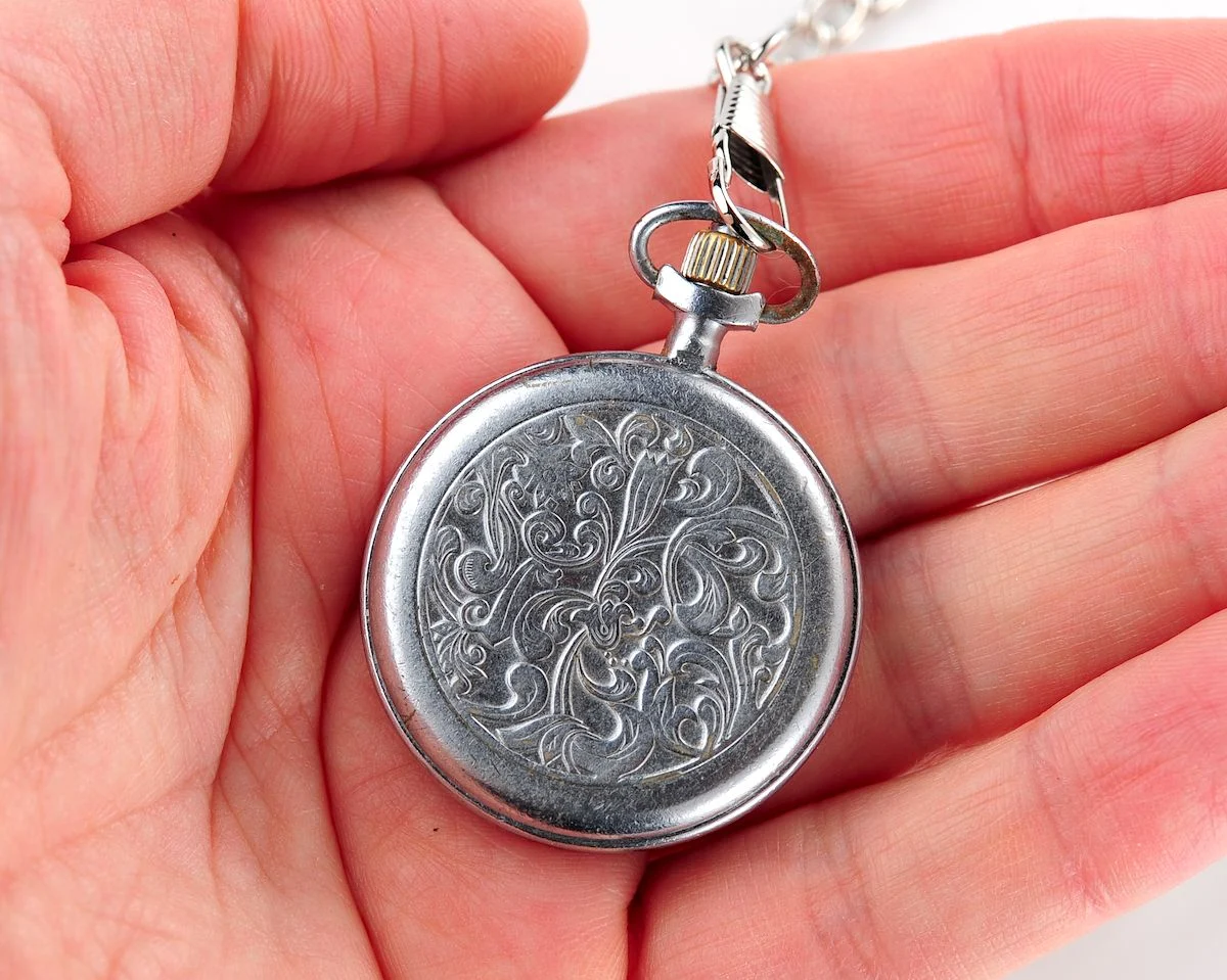 Soviet Chaika quartz pocket watch