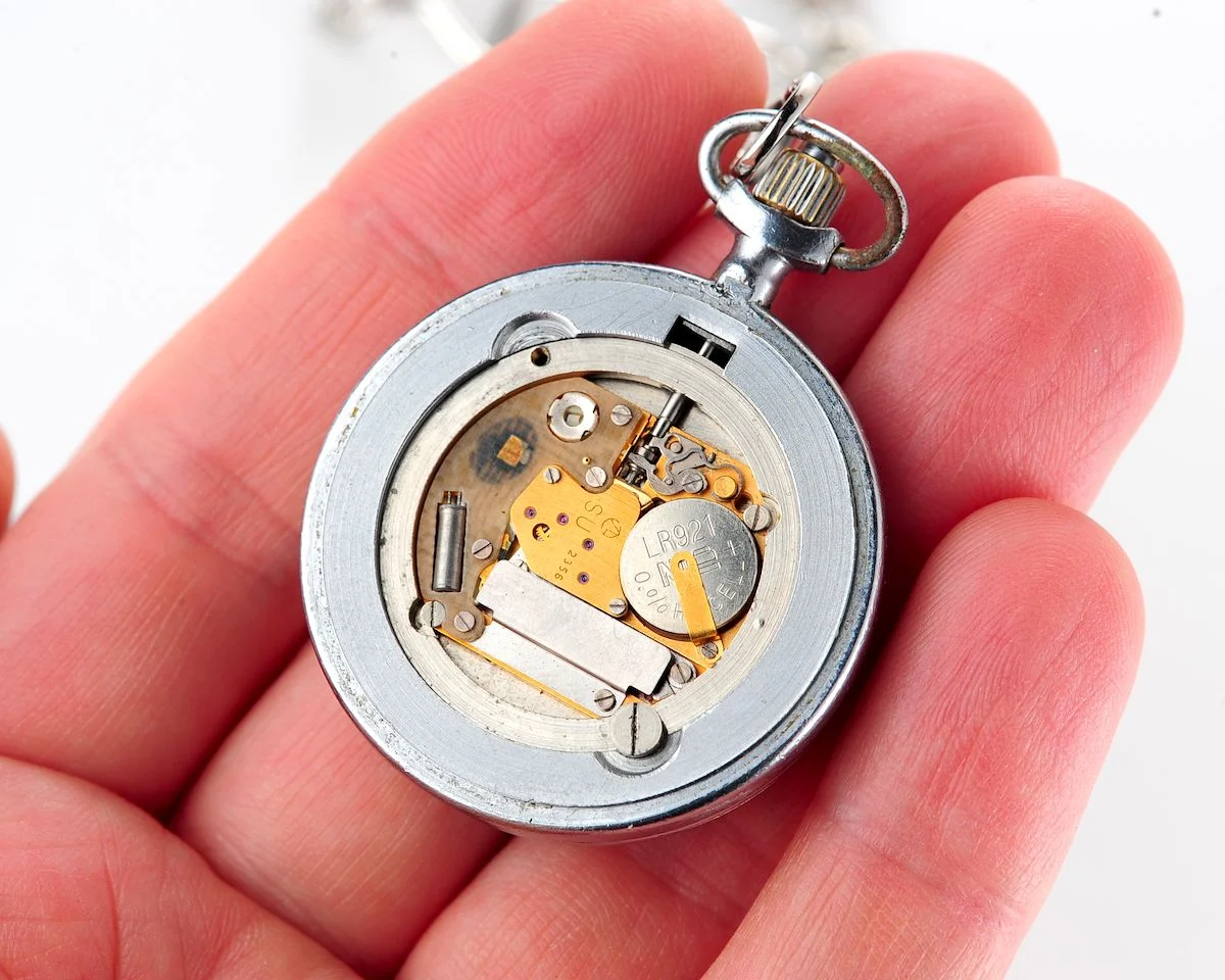 Soviet Chaika quartz pocket watch