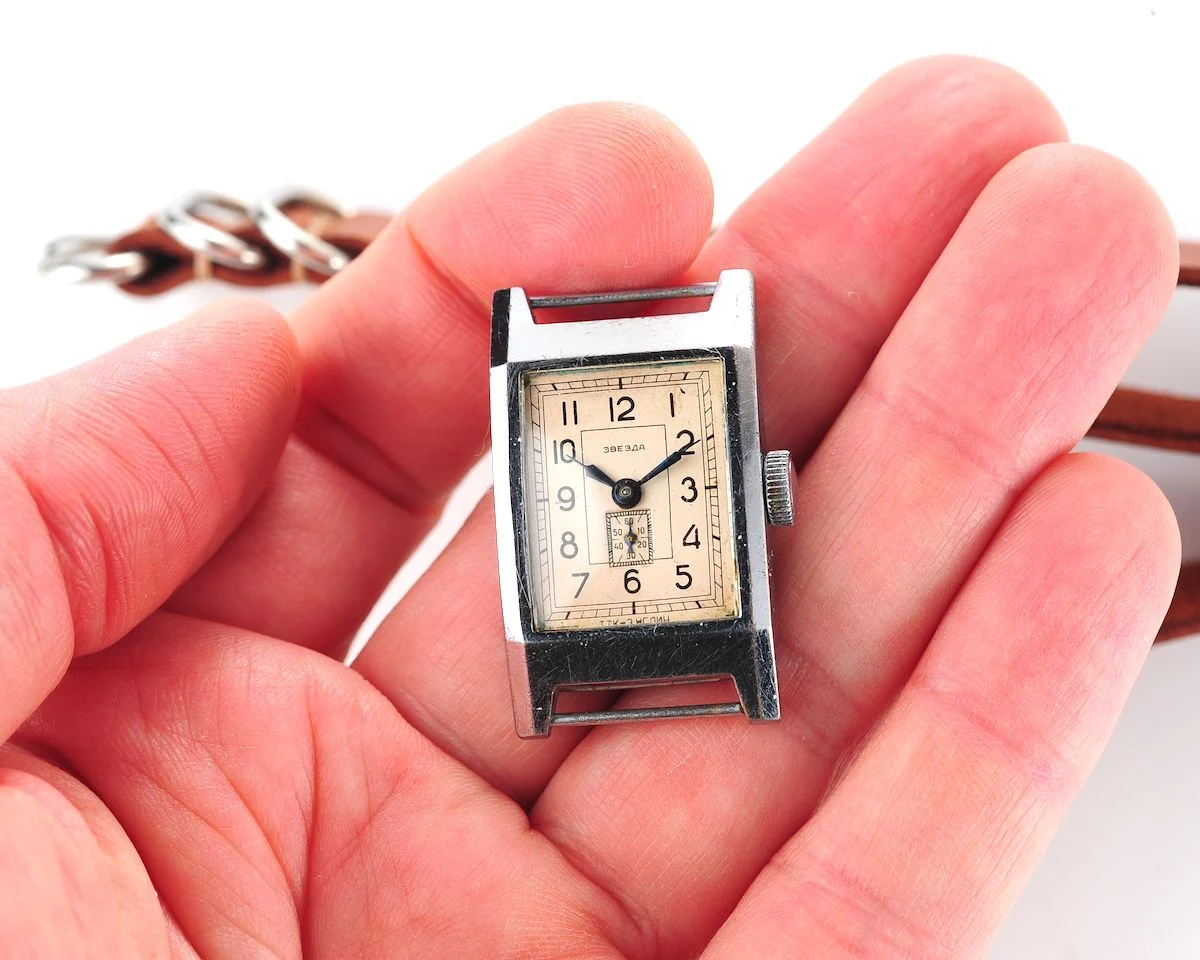 Rare: Zvezda vintage Soviet wristwatch, from the 2nd State Precision Jewel Factory (TTK-2), 4th quarter of 1952!