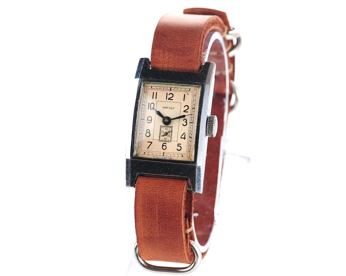 Rare: Zvezda vintage Soviet wristwatch, from the 2nd State Precision Jewel Factory (TTK-2), 4th quarter of 1952!