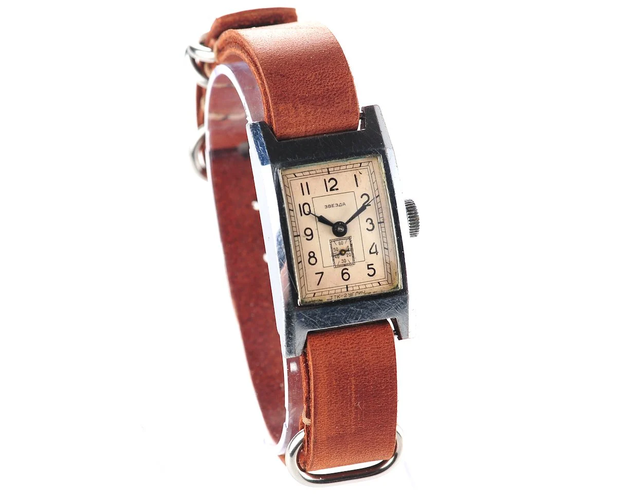 Rare: Zvezda vintage Soviet wristwatch, from the 2nd State Precision Jewel Factory (TTK-2), 4th quarter of 1952!