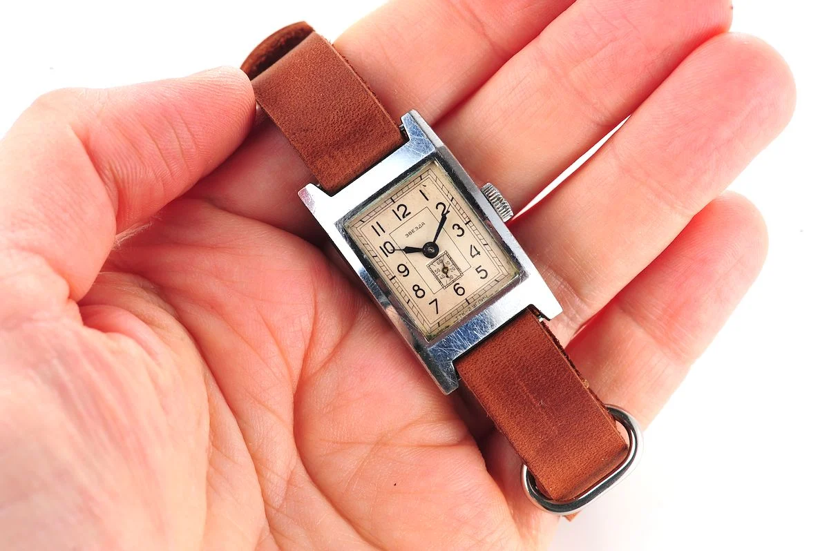 Rare: Zvezda vintage Soviet wristwatch, from the 2nd State Precision Jewel Factory (TTK-2), 4th quarter of 1952!