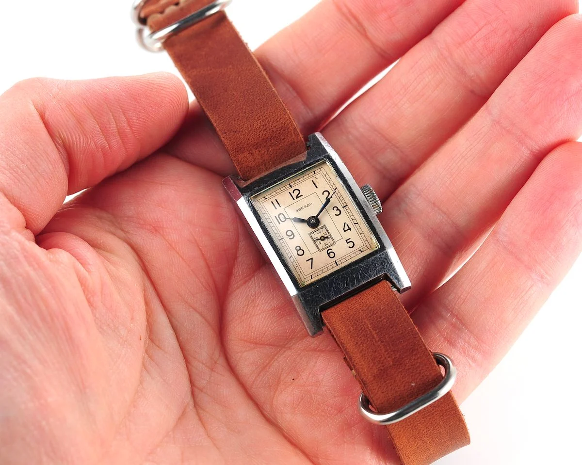 Rare: Zvezda vintage Soviet wristwatch, from the 2nd State Precision Jewel Factory (TTK-2), 4th quarter of 1952!