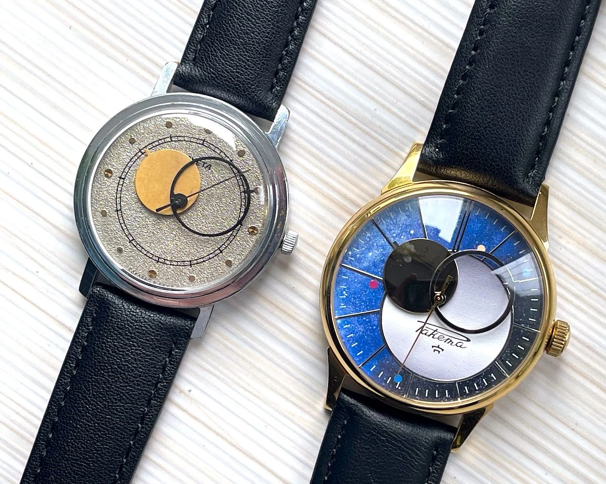 Large Raketa Copernicus wristwatch with 2609.HA Soviet mechanical movement