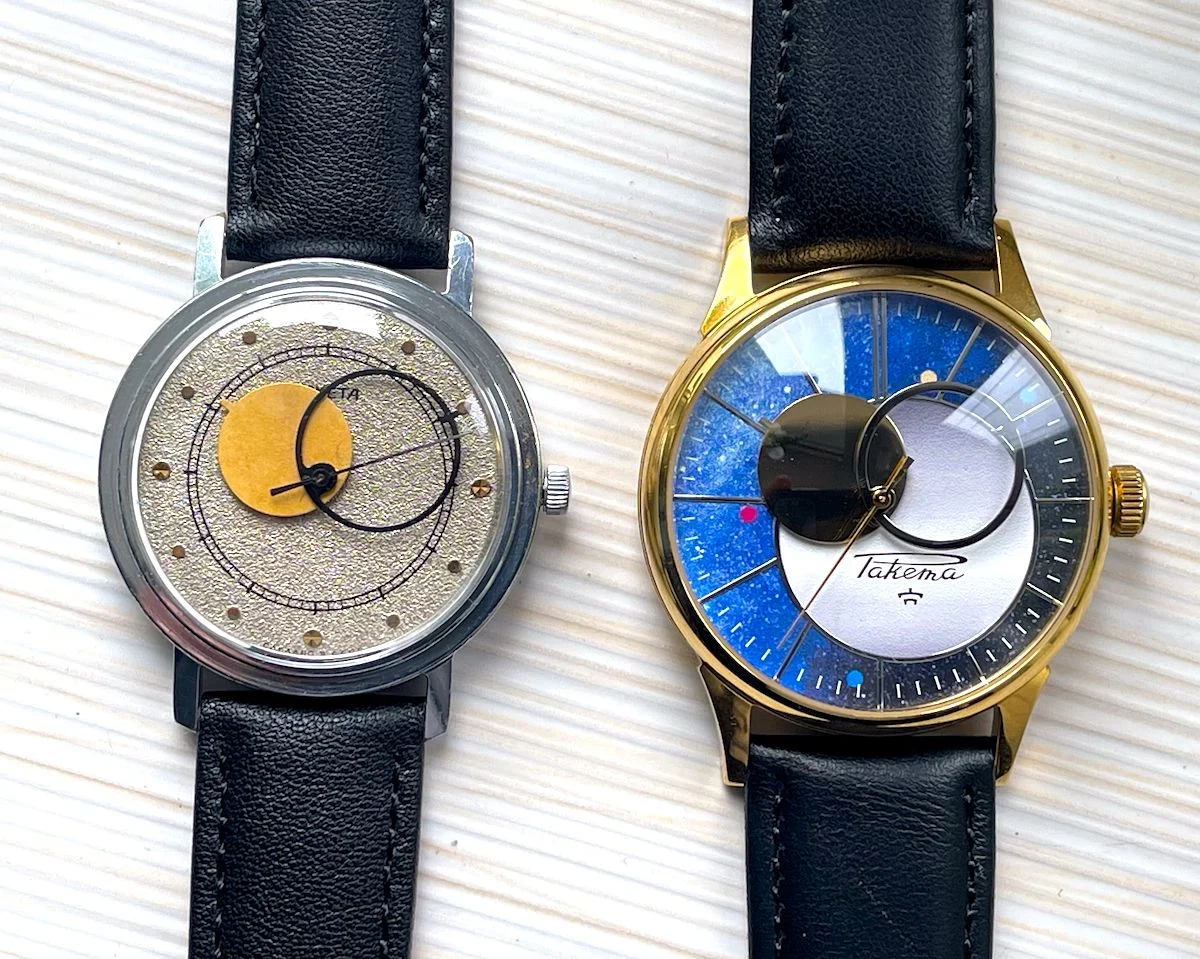 Large Raketa Copernicus wristwatch with 2609.HA Soviet mechanical movement