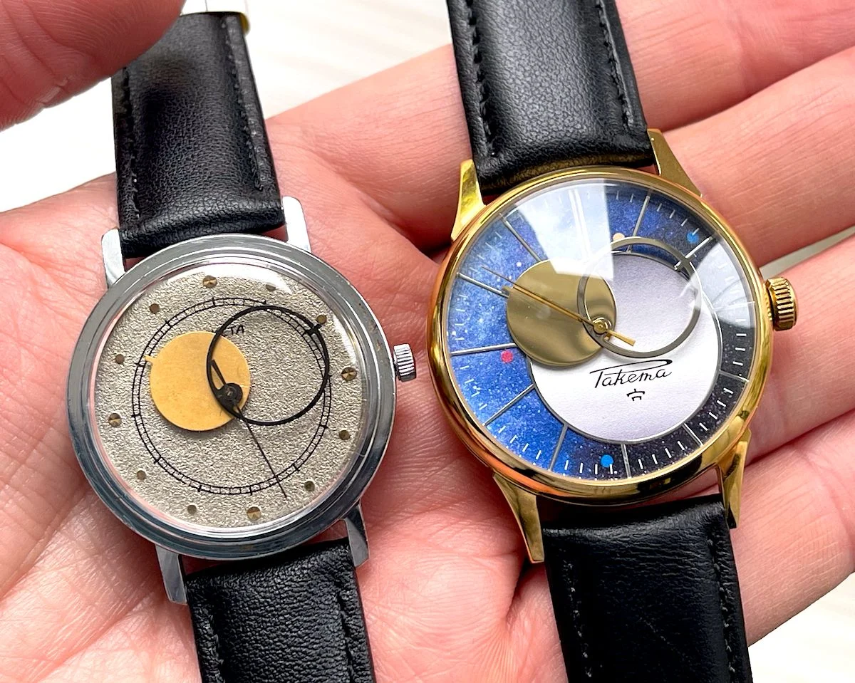 Large Raketa Copernicus wristwatch with 2609.HA Soviet mechanical movement