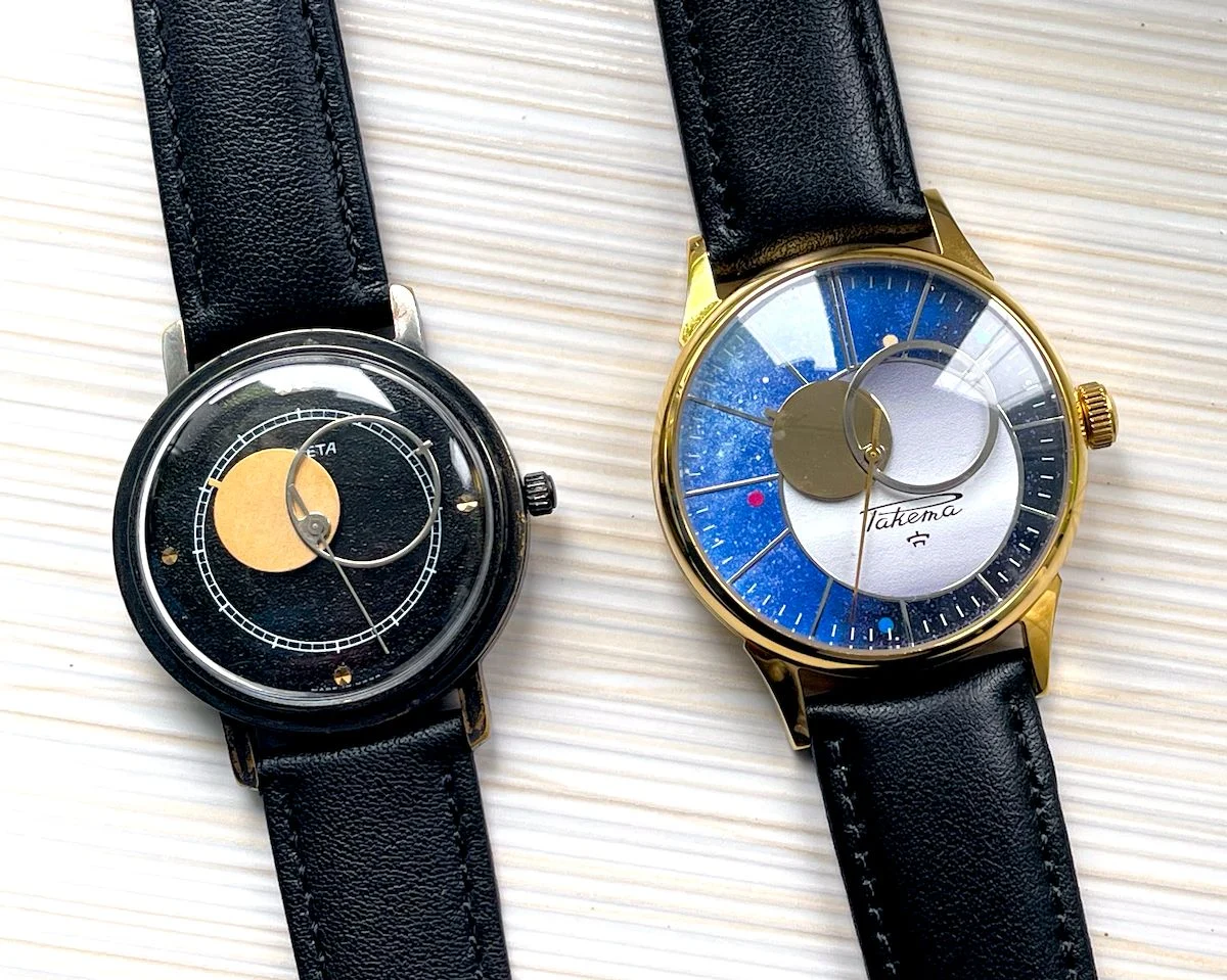 Large Raketa Copernicus wristwatch with 2609.HA Soviet mechanical movement