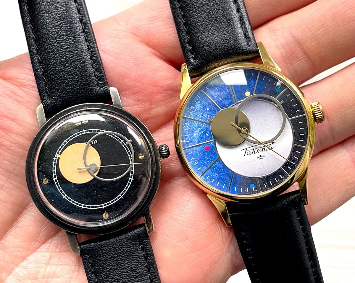 Large Raketa Copernicus wristwatch with 2609.HA Soviet mechanical movement