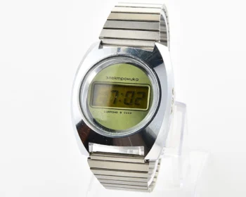 Early Soviet USSR vintage digital watch Electronika 5 3049 (B6-02)