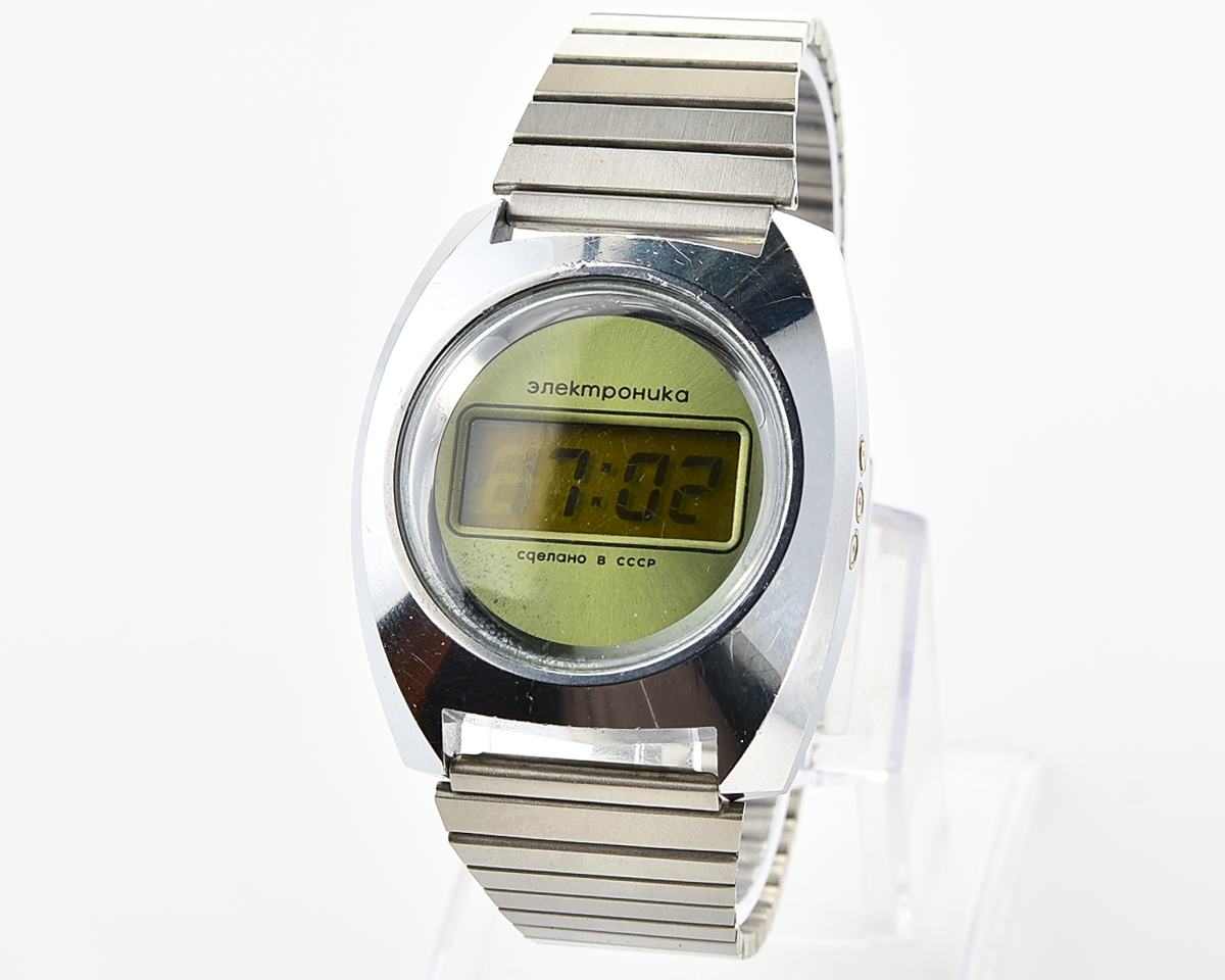 Early soviet USSR vintage digital watch Electronika 5 3049 (B6-02)