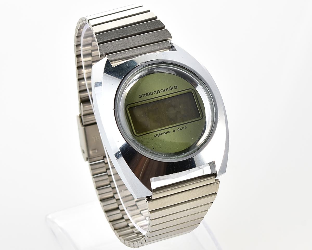 Early soviet USSR vintage digital watch Electronika 5 3049 (B6-02)