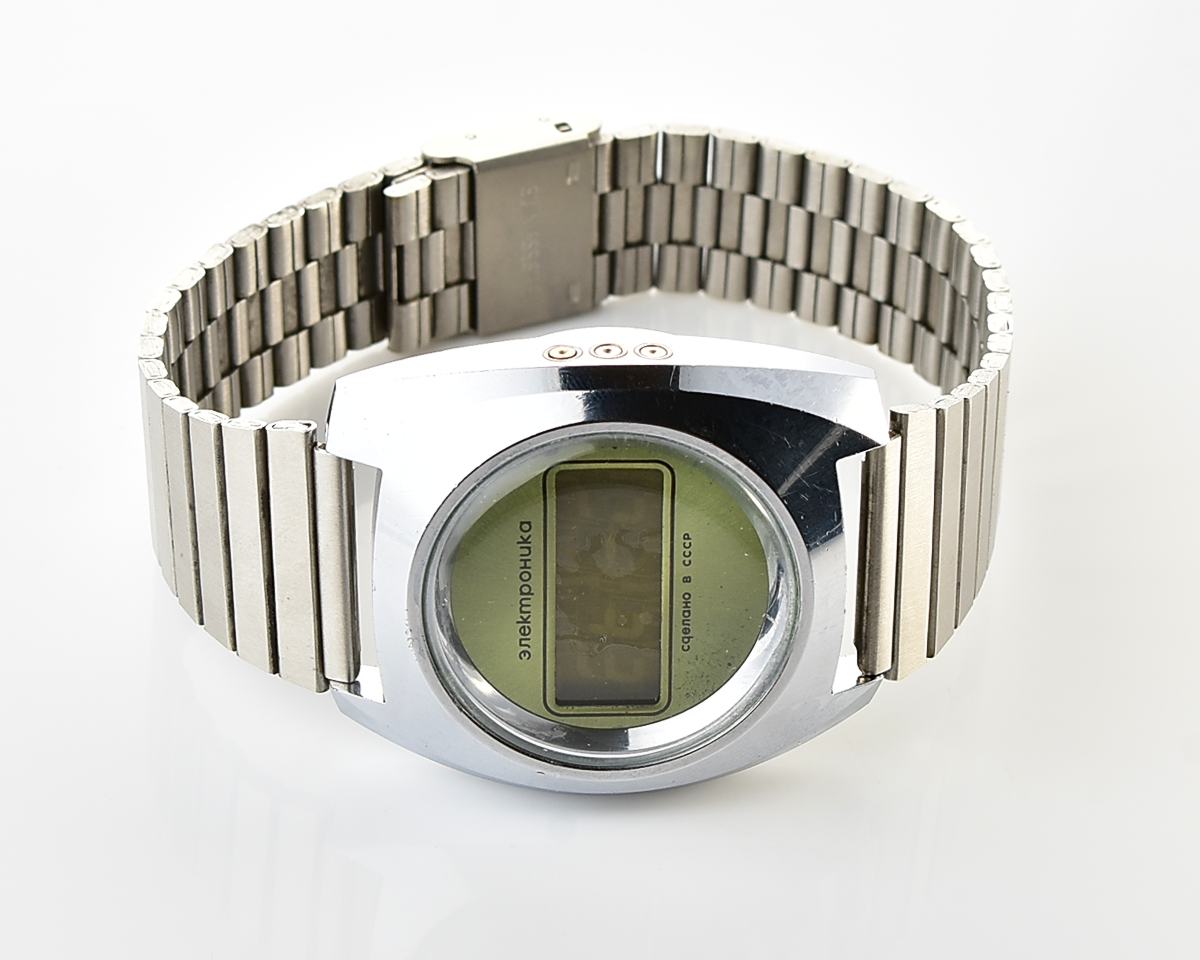 Early soviet USSR vintage digital watch Electronika 5 3049 (B6-02)