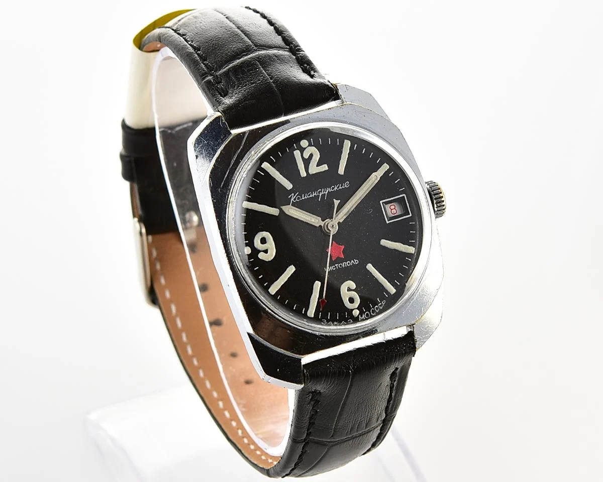 Soviet Vostok Komandirskie mechanical watch - Zakaz MO CCCP!
