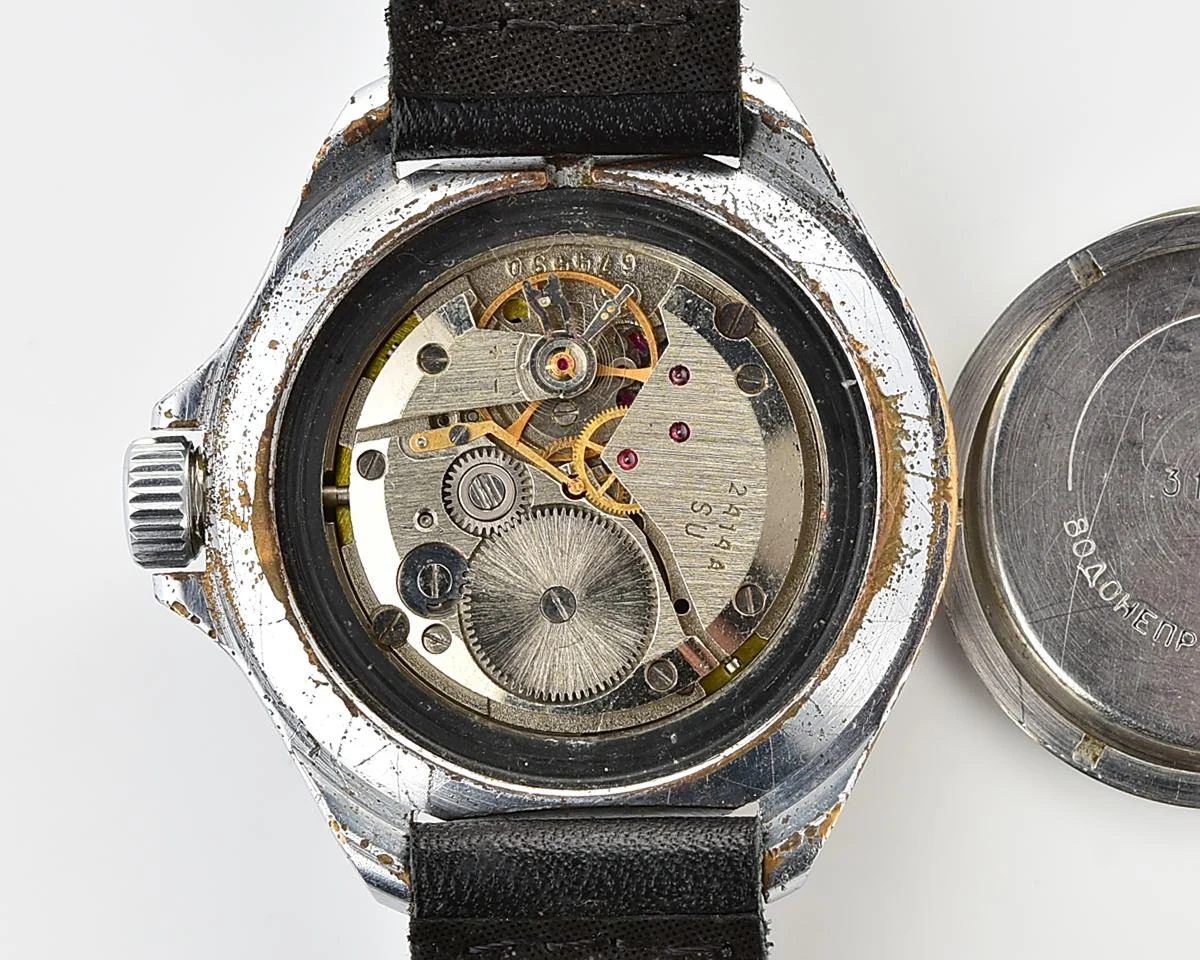 Soviet Vostok Komandirskie Tank mechanical wristwatch
