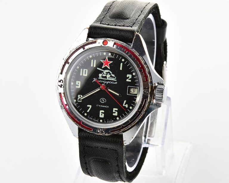 Soviet Vostok Komandirskie TANK mechanical wristwatch