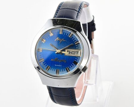 Rare soviet  vintage watch LUCH with electro-mechanical hybrid 3055 movement