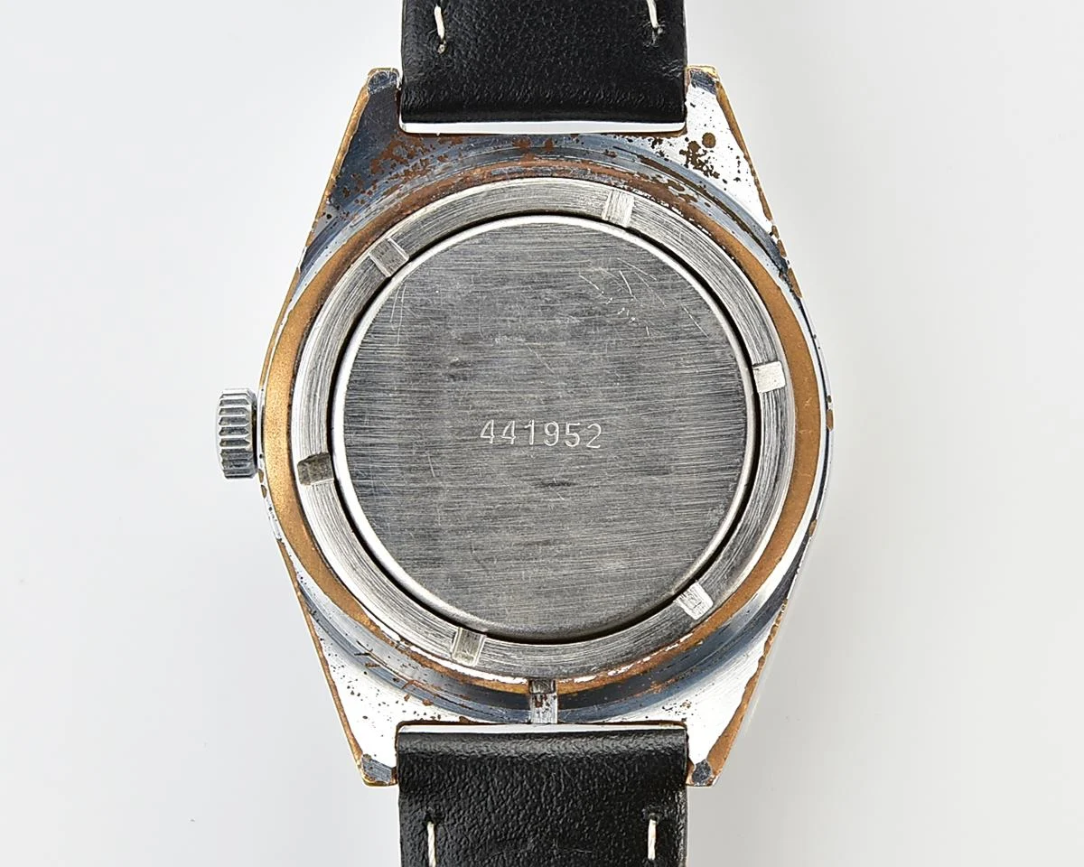Raketa vintage mechanical wrist watch with double calendar
