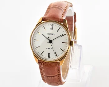 Elegant Soviet Raketa vintage quartz watch